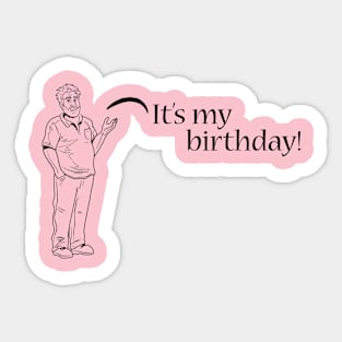 Arnie Birthday Sticker